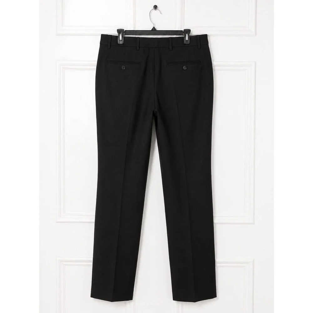 Michael Kors Women's Black Dress Pants Straight Leg Twill Pockets XL Regular